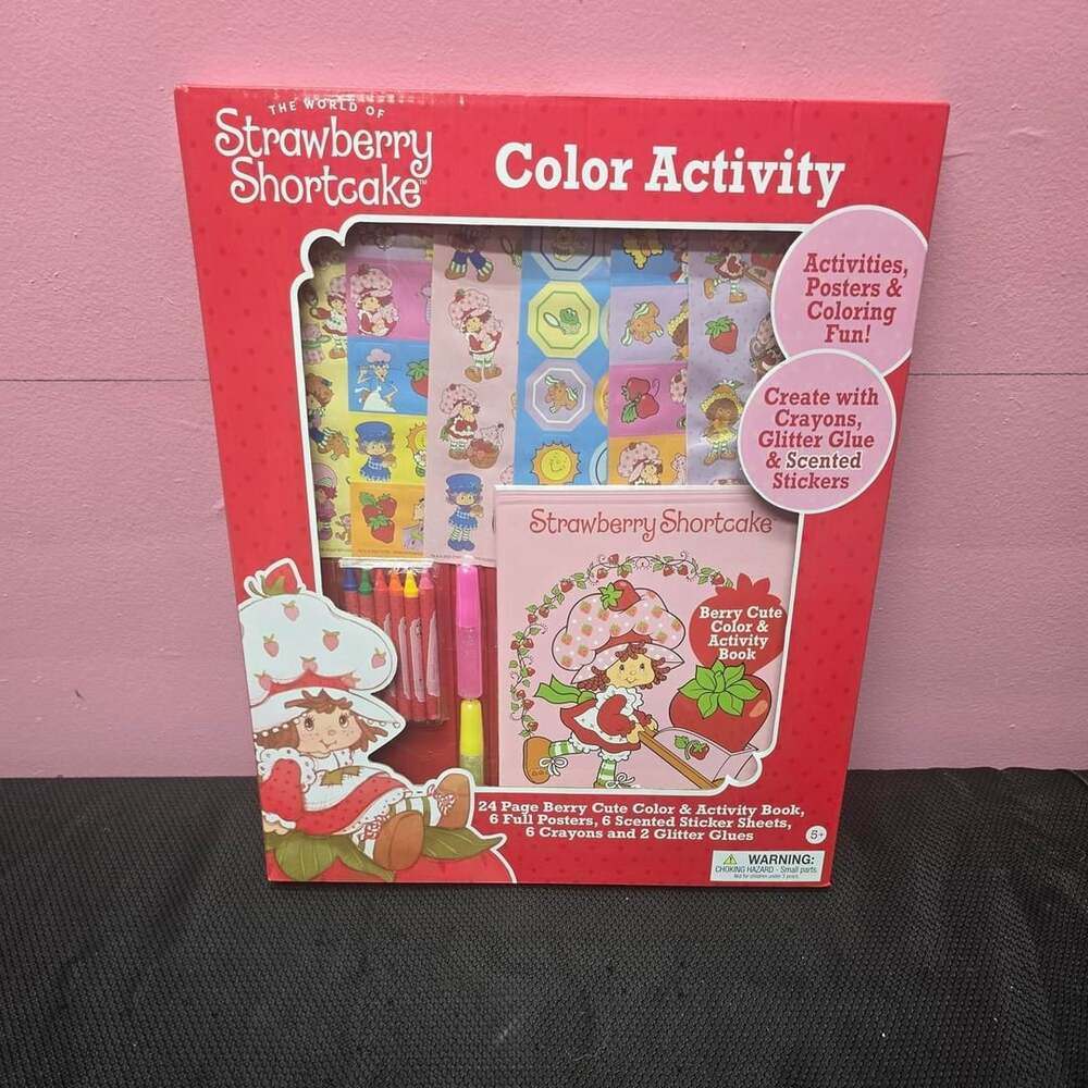 Strawberry Shortcake Color Activity Set Crayons Stickers